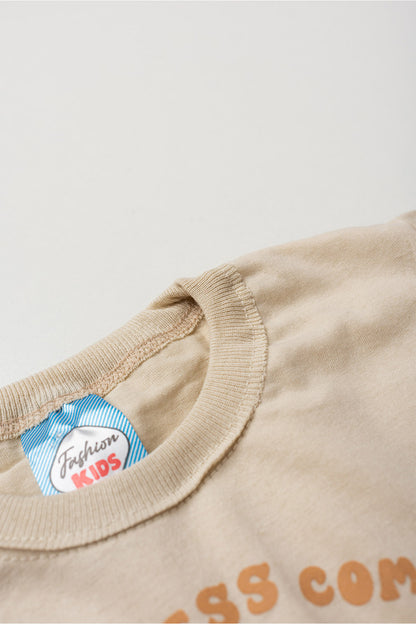 Conjunto de Verão para Menino Sol Radical Bege