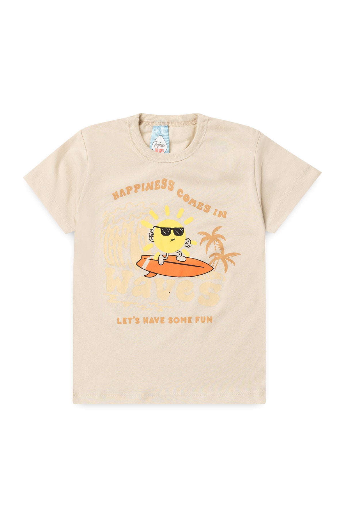 Conjunto de Verão para Menino Sol Radical Bege