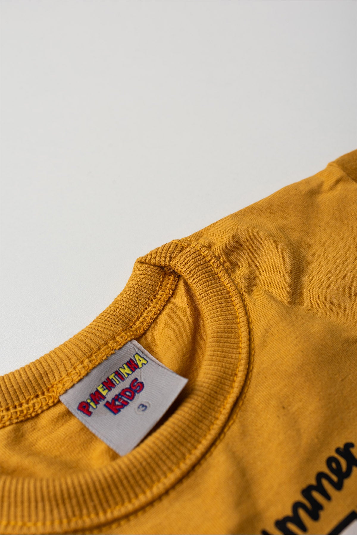 Conjunto de Verão para Menino Surf de Verão Mostarda