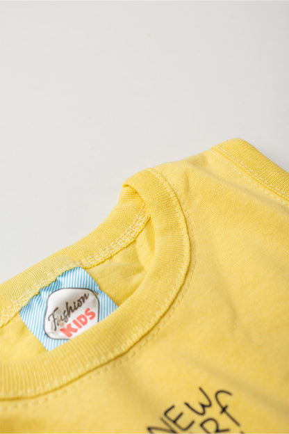 Conjunto de Verão para Menino Turma do Surf Amarelo