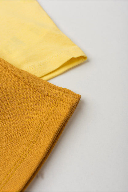 Conjunto de Verão para Menino Turma do Surf Amarelo