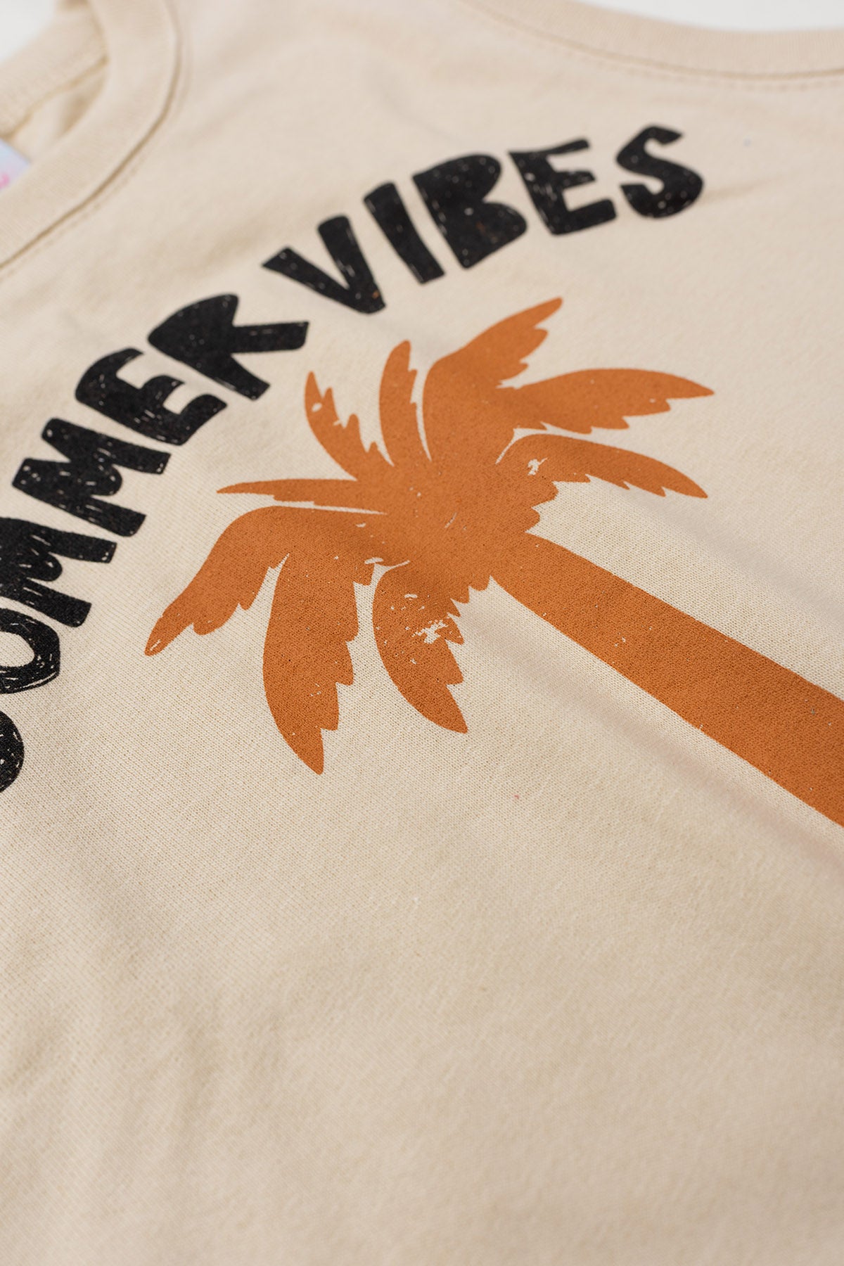 Conjunto de Verão para Menino Vibes de Miami Bege