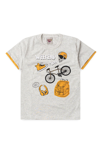 Conjunto de Verão para Menino Weekend Plan Mescla