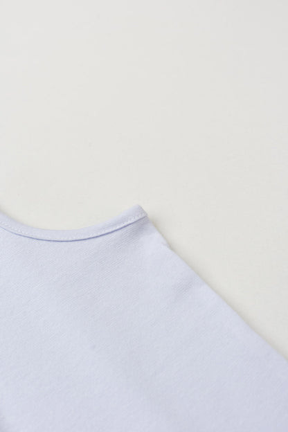 Regata Básica Infantil para Menina Branco
