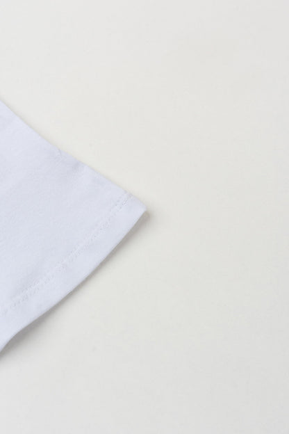 Regata Básica Infantil para Menina Branco
