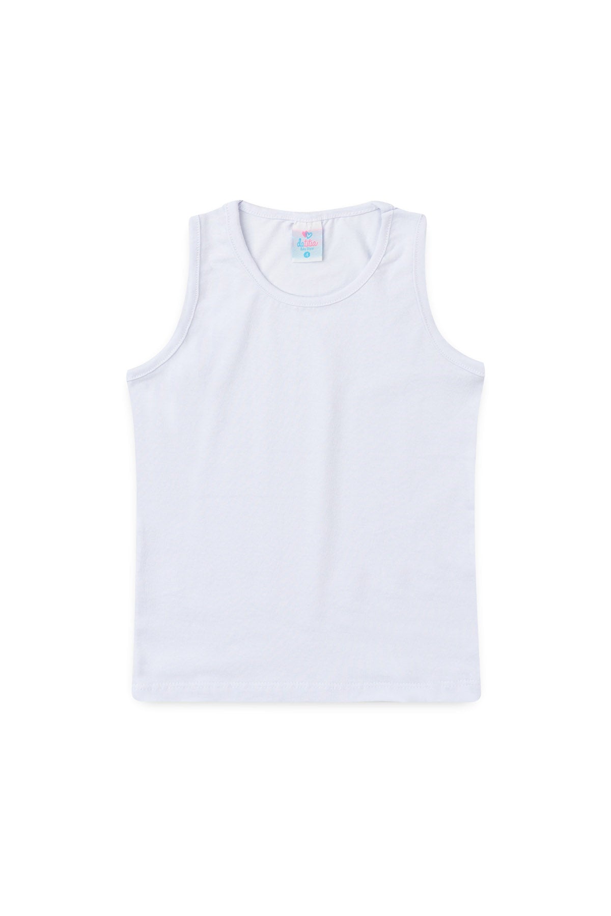 Regata Básica Infantil para Menina Branco
