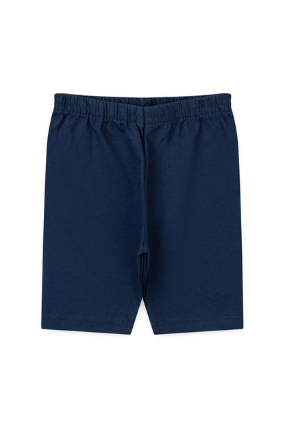 Short Básico Ciclista Infantil para Menina Marinho