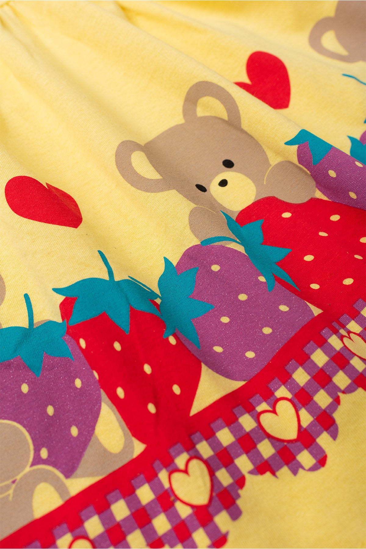 Vestido de Verão para Menina Jardim Encantado Amarelo