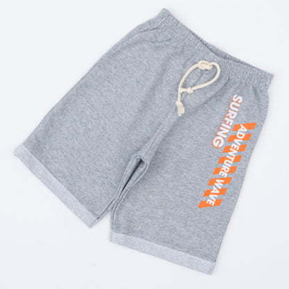Short em Moletinho Cinza Básico Infantil Masculino