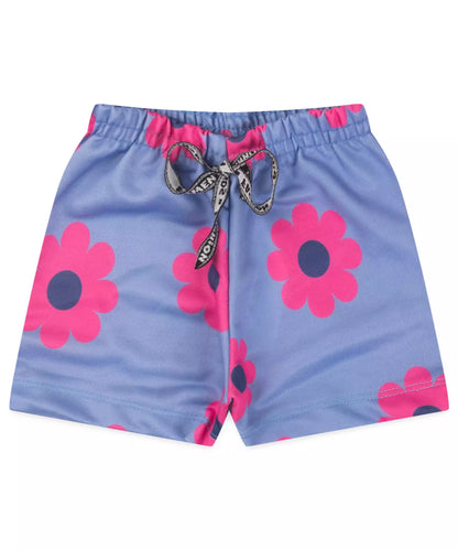 Bermuda para Menina Coração Lilás