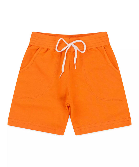 Bermuda para Menino com Bolso Laranja