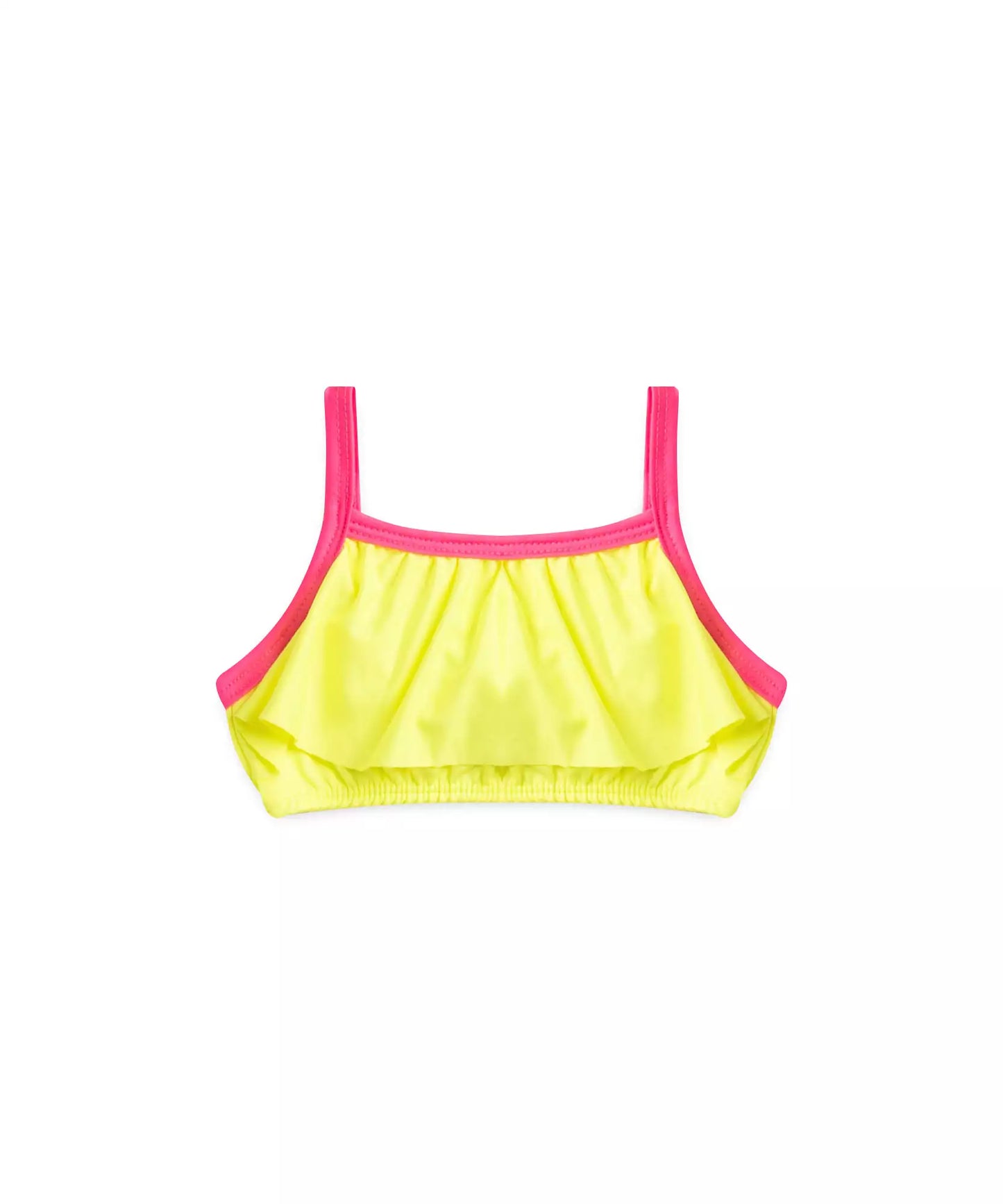 Biquíni Infantil Feminino com Babado Neon