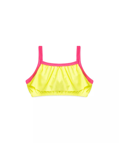 Biquíni Infantil Feminino com Babado Neon