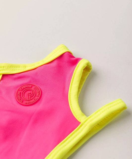 Biquíni Infantil Feminino Neon Pink