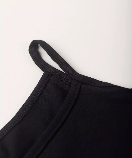 Blusa Básica Infantil Feminina Preto