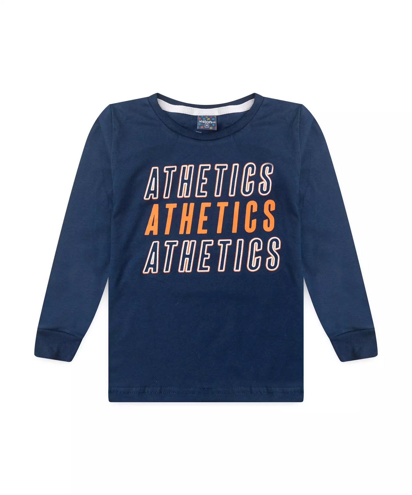 Blusa de Inverno Infantil Masculina Estampada Marinho