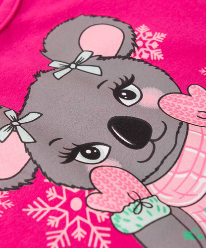 Blusa de Inverno para Menina Coala Pink