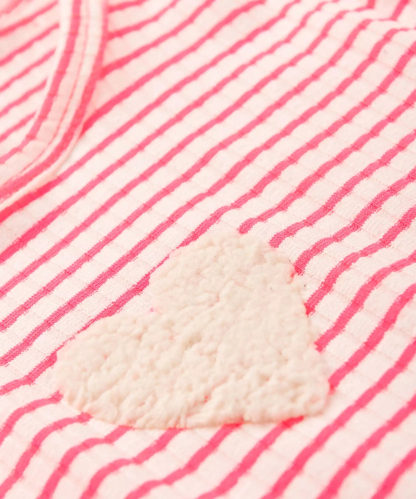Blusa de Inverno para Menina Coração Rosa