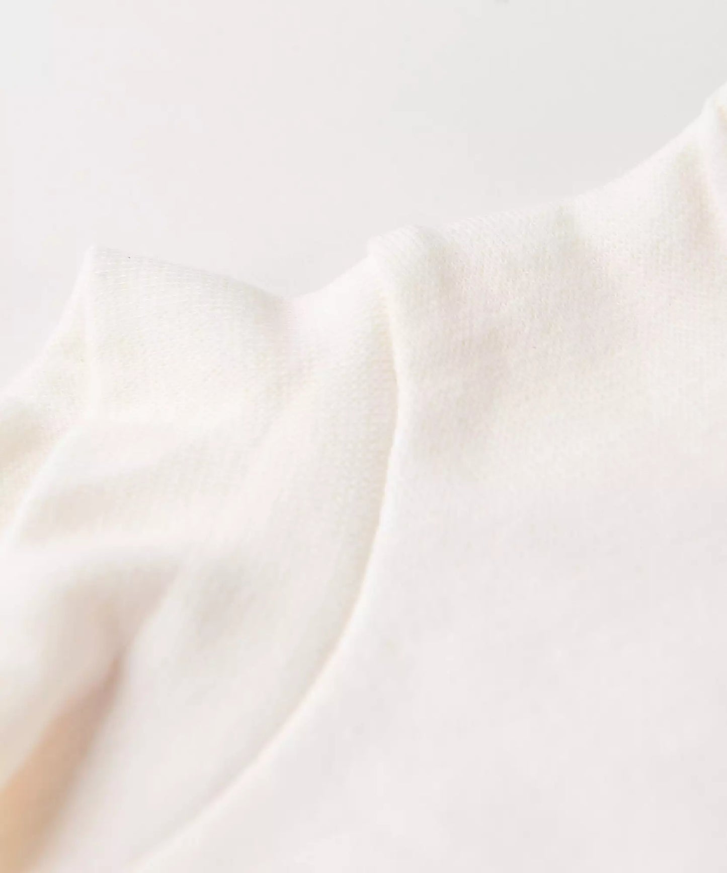 Blusa de Inverno para Menina Gola Cacharrel Branco