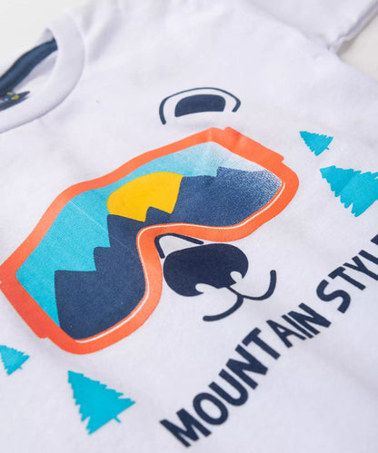 Blusa de Inverno para Menino Ursinho Branco