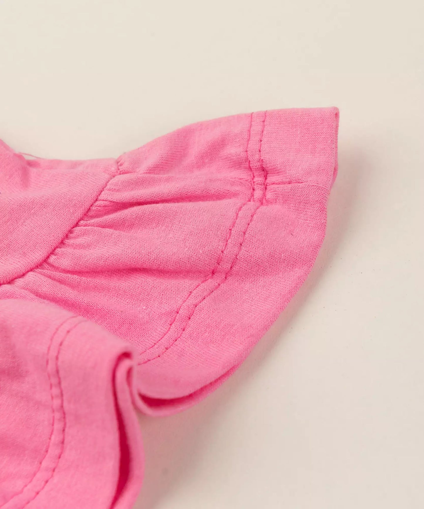 Blusa de Verão Infantil Feminina Boneca Rosa