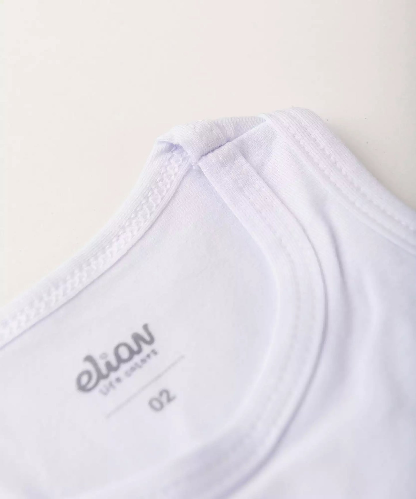 Blusa de Verão para Menina Básica Branca