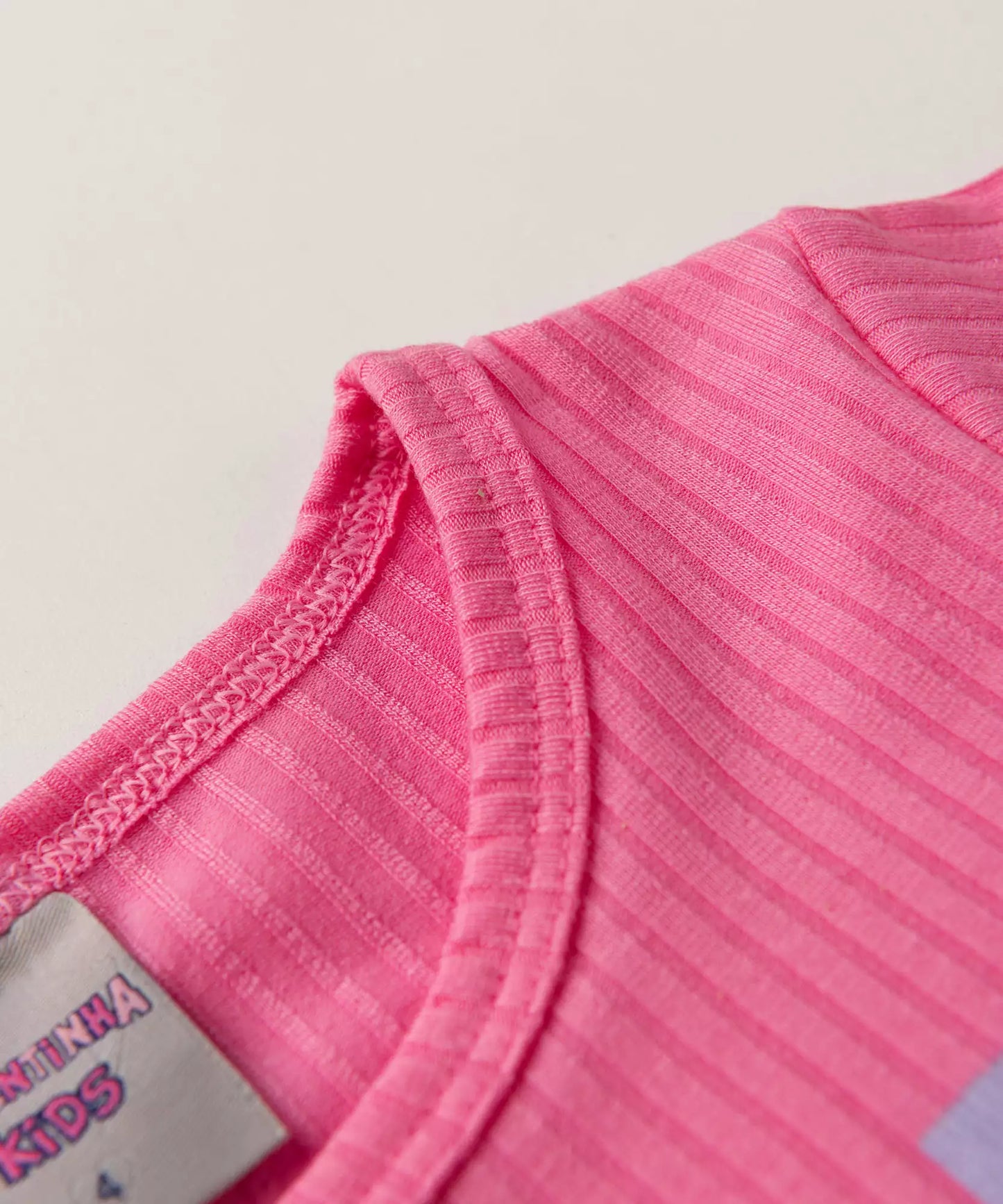 Blusa Infantil Feminina Coração Rosa