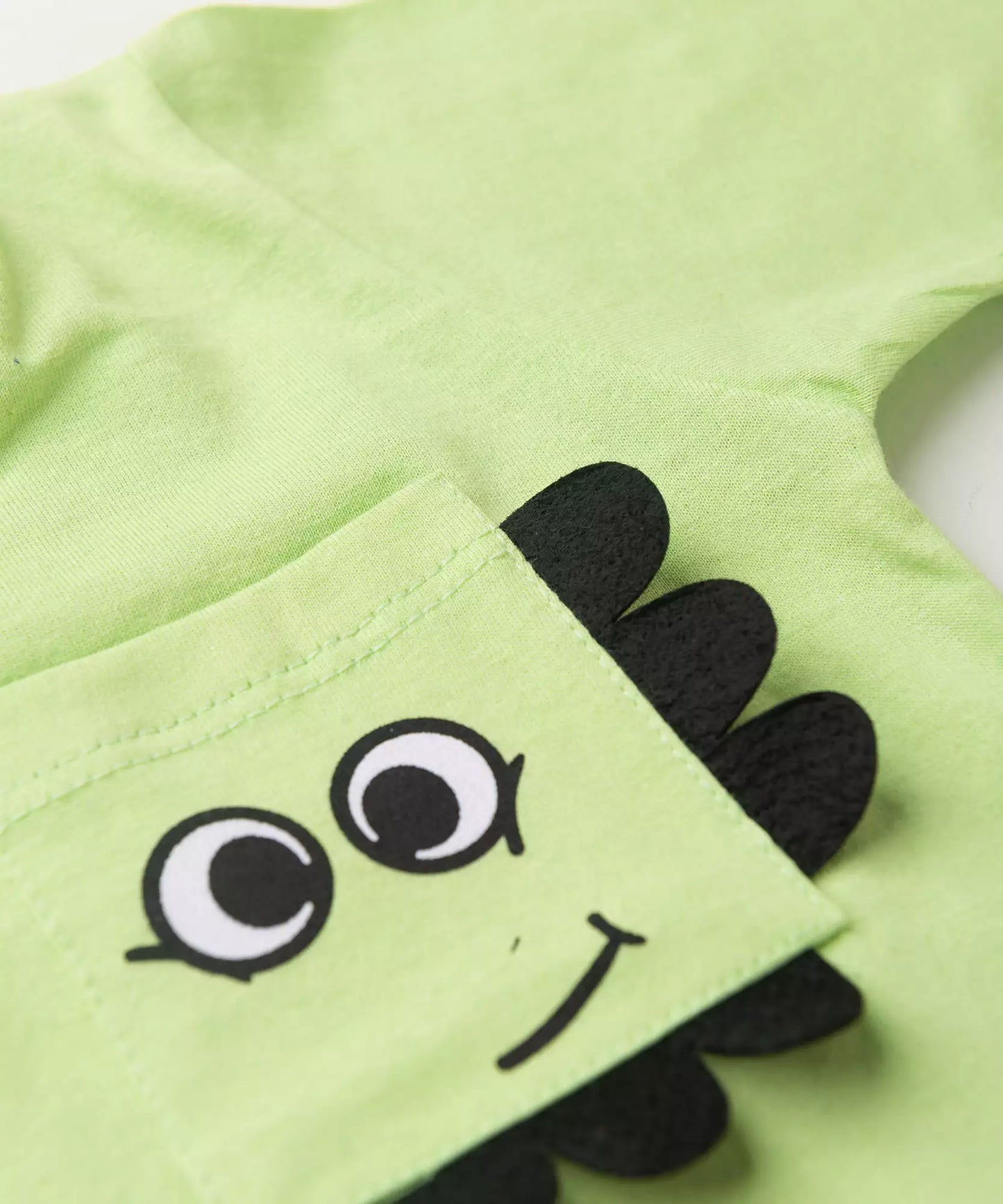 Blusa Manga Longa para Bebê Menino Dino Verde