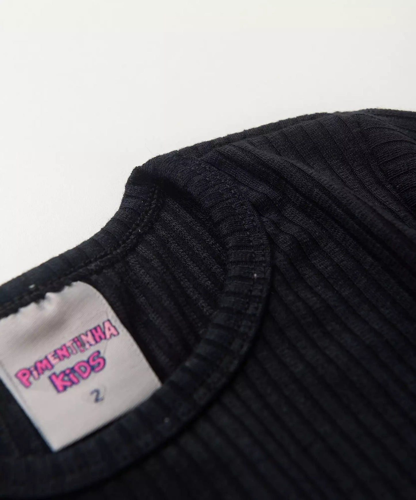 Blusa Manga Longa para Menina Básica em Rosa