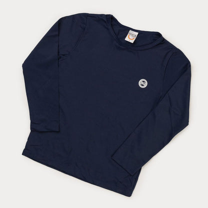 Blusa com Proteção UV Infantil Masculina Marinho