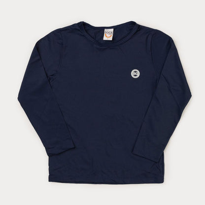 Blusa com Proteção UV Infantil Masculina Marinho