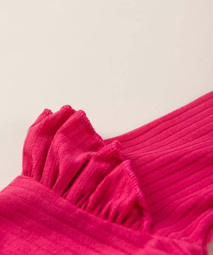 Blusa para Bebê Menina Básica Rosa