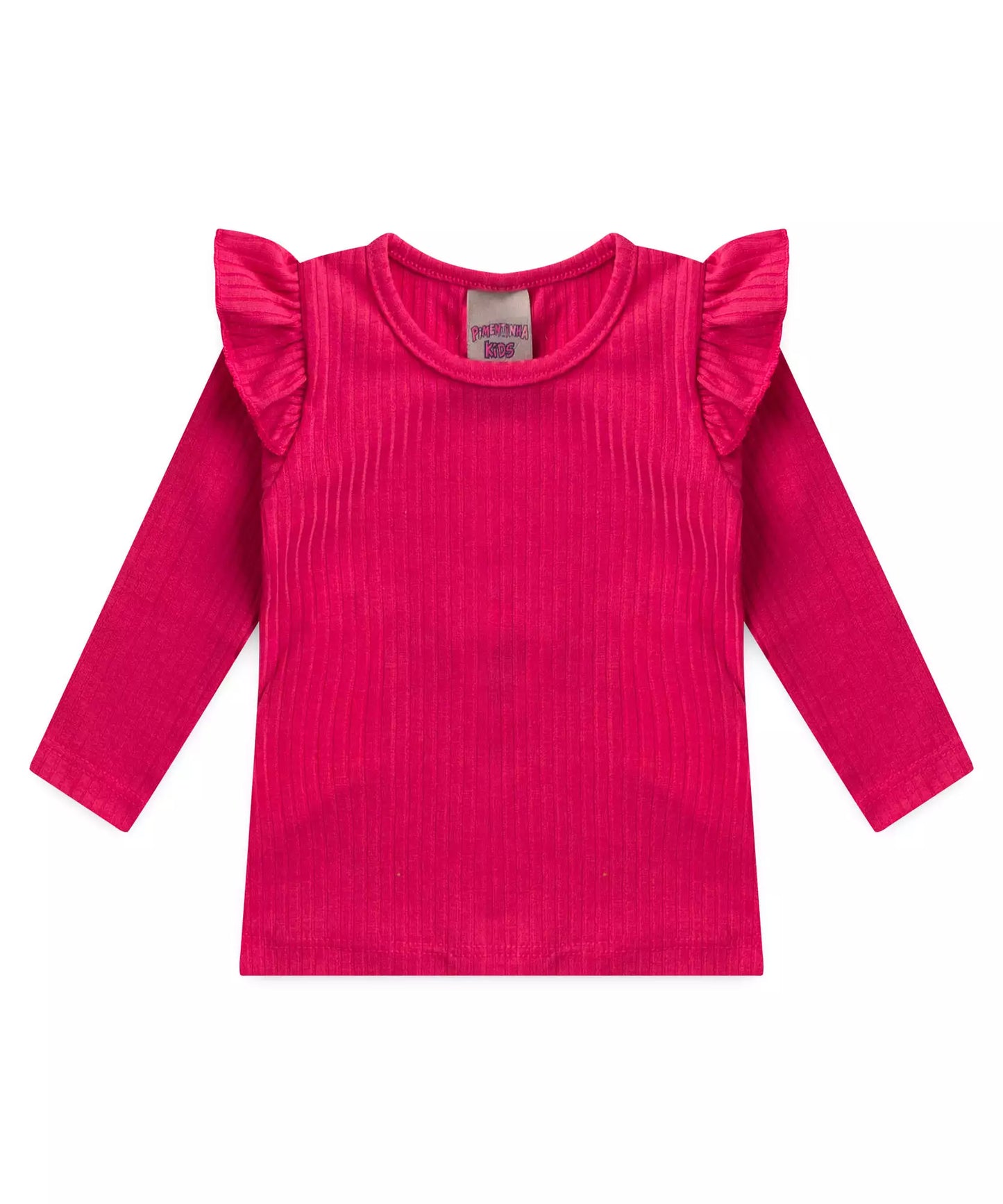 Blusa para Bebê Menina Básica Rosa