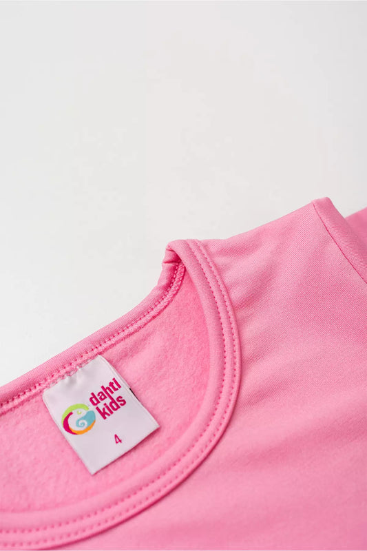 Blusa Térmica Básica Infantil Menina Rosa