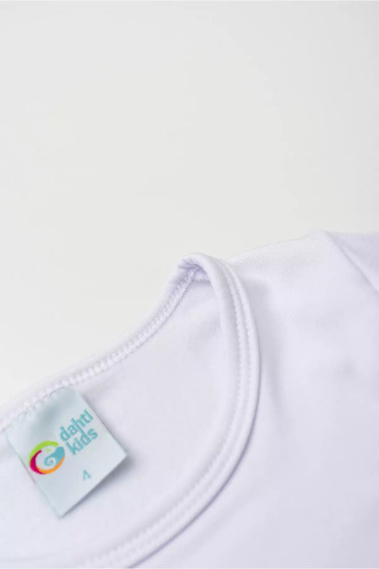 Blusa Térmica Básica Infantil Unissex Branco