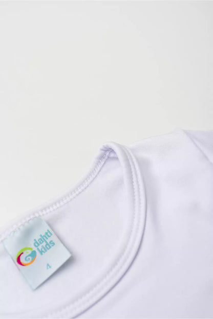 Blusa Térmica Básica Infantil Unissex Branco