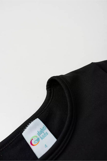 Blusa Térmica Básica Infantil Unissex Preto