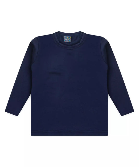Blusa Térmica Infantil Unissex Marinho