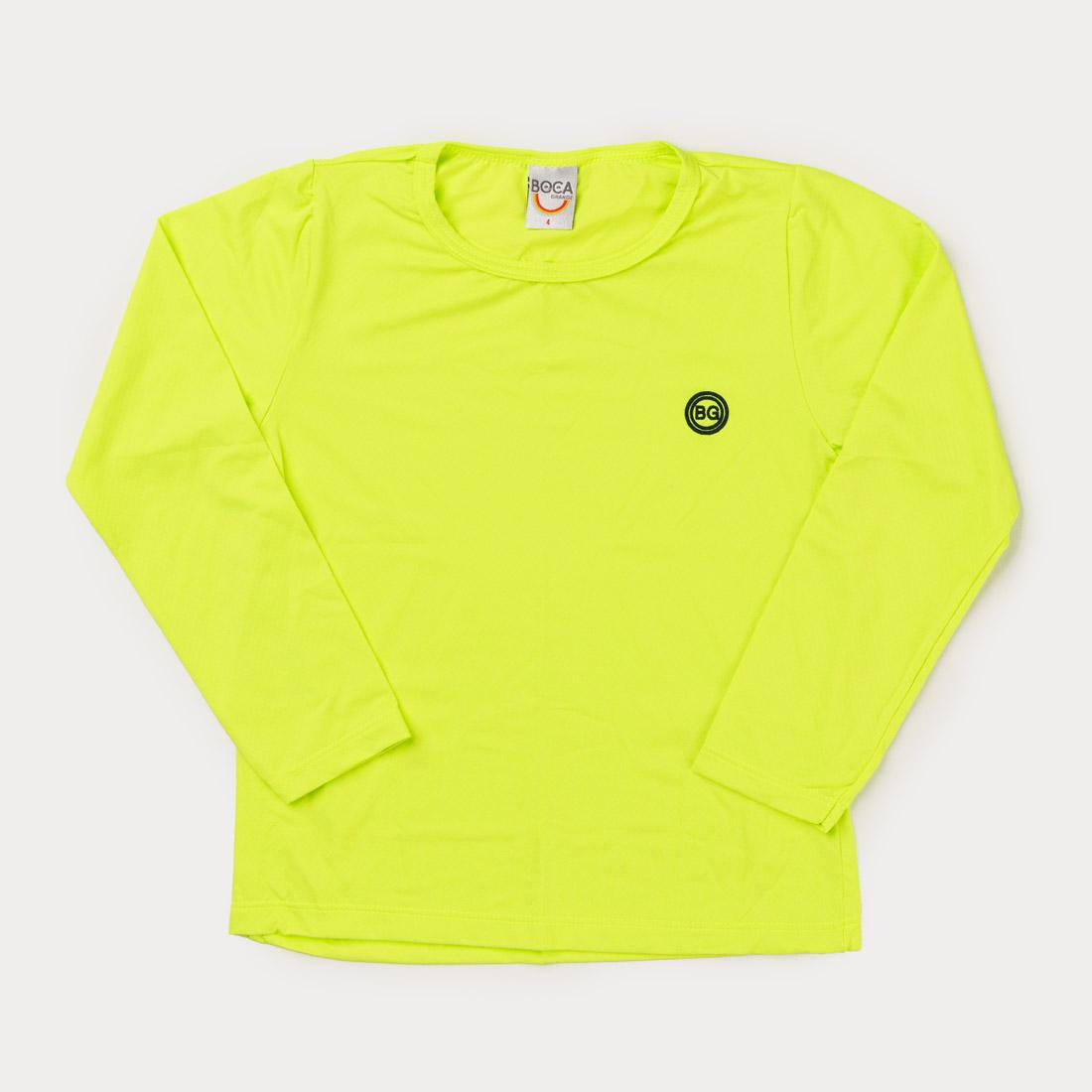 Blusa Verde com Proteção UV Infantil Masculina