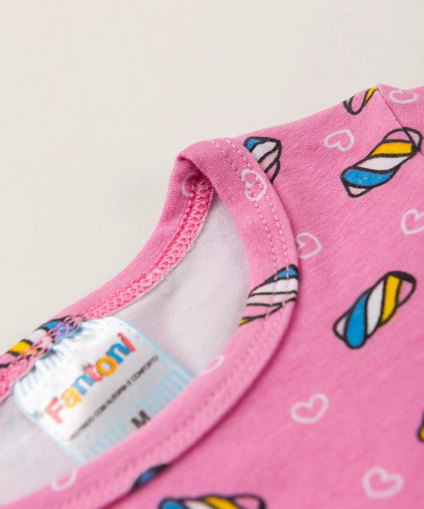 Body de Inverno para Bebê Menina com Faixa de Cabelo Rosa