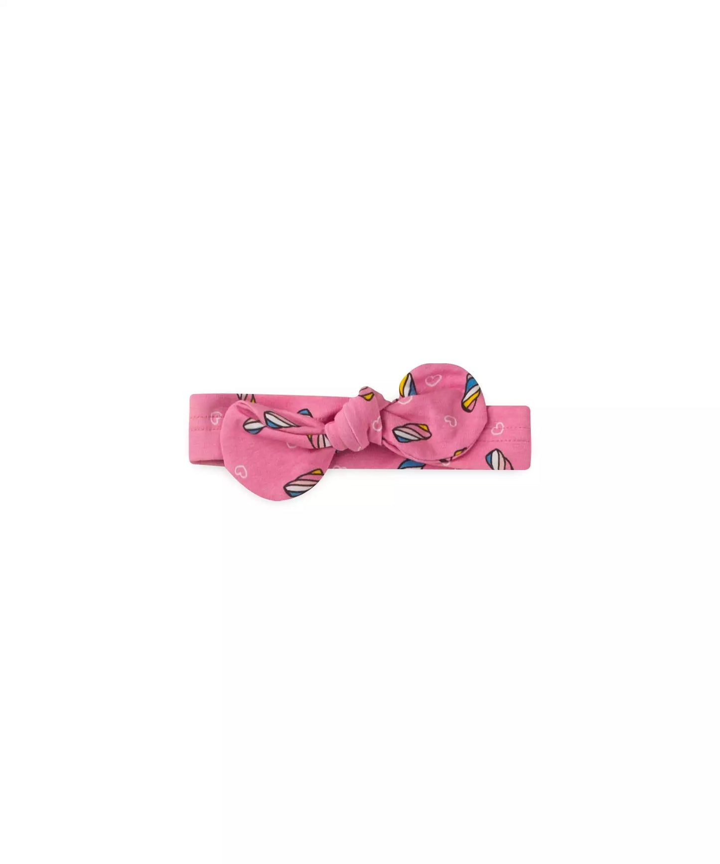Body de Inverno para Bebê Menina com Faixa de Cabelo Rosa