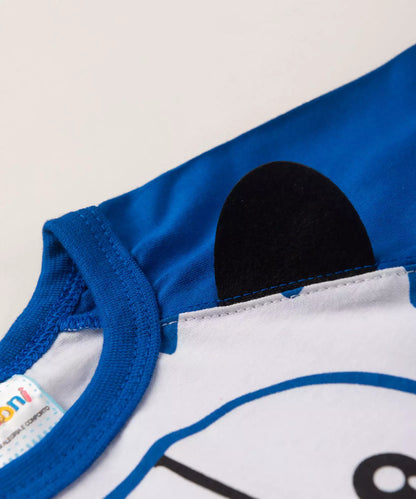 Body de Inverno para Bebê Menino Leãozinho Azul