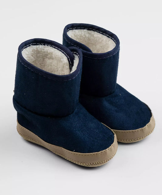 Bota para Bebê Menino com Velcro Marinho