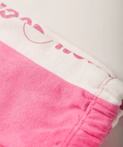 Calça de Moletom para Menina Básica Rosa