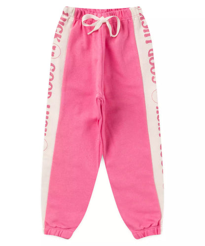 Calça de Moletom para Menina Básica Rosa