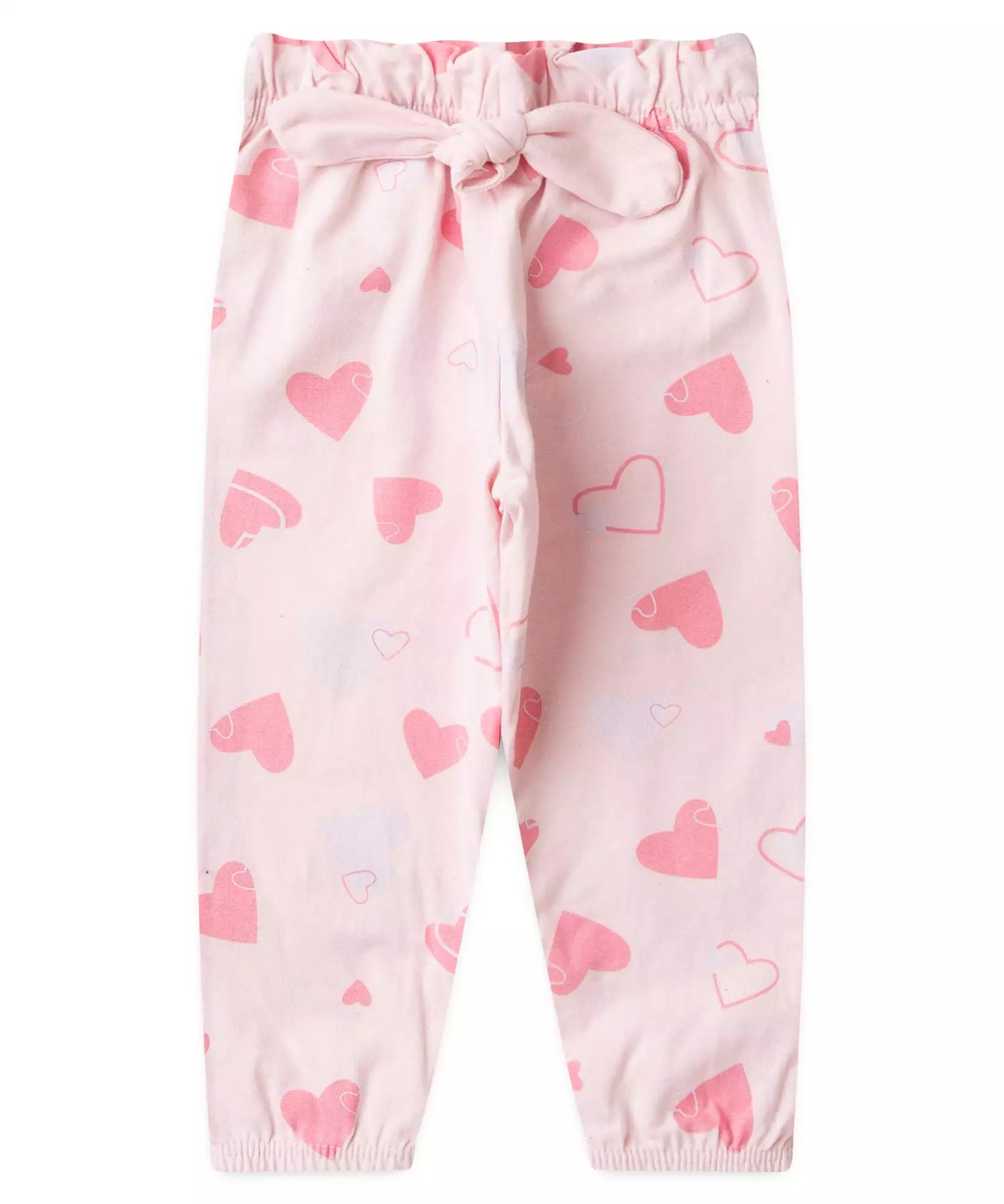 Calça de Inverno para Bebê Menina Corações Rosa