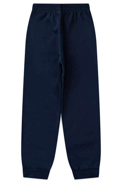 Calça de Moletom Básica Infantil Menino Marinho