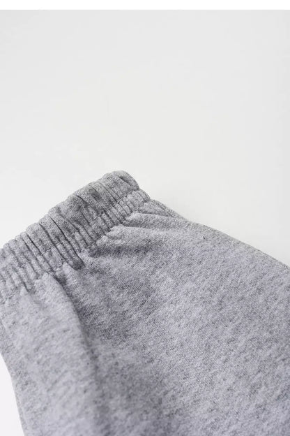 Calça de Moletom Básica Infantil Menino Mescla