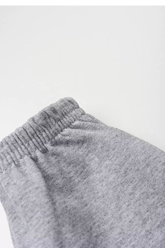 Calça de Moletom Básica Infantil Menino Mescla