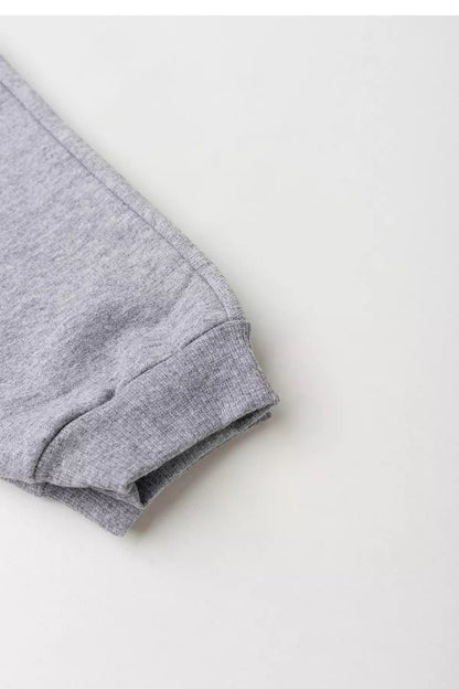 Calça de Moletom Básica Infantil Menino Mescla